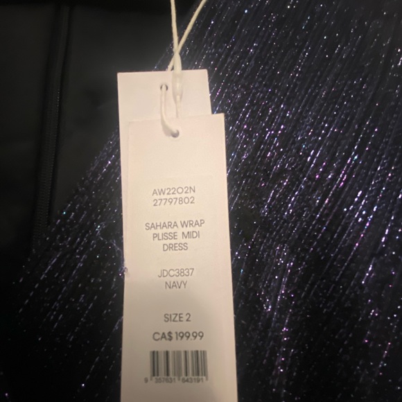 NWT Sahara Wrap Plisse Midi Dress | Ever New - Picture 5 of 5